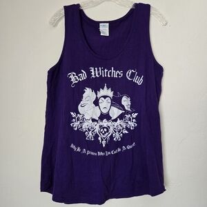Disney Villainesses Bad Witches Club Tank Sz L